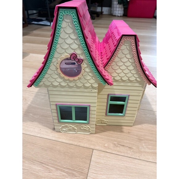 HELLO KITTY & FRIENDS Fold-Out Dollhouse Playset Sanrio 2016 Just Play 15" - Picture 7 of 10